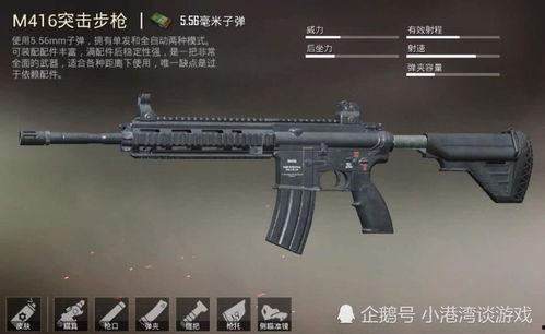 和平精英最新枪皮肤爆料m416,炫酷特效，引领潮流